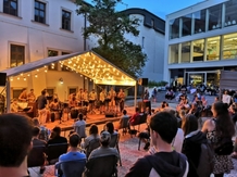 The Jazz Courtyard will once again connect students from HAMU and JAMU